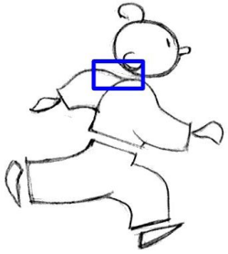 Cleaning rough pencil lines