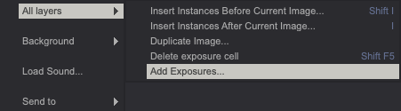The Clip All Layers menu