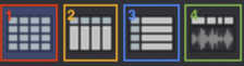Display Modes icons