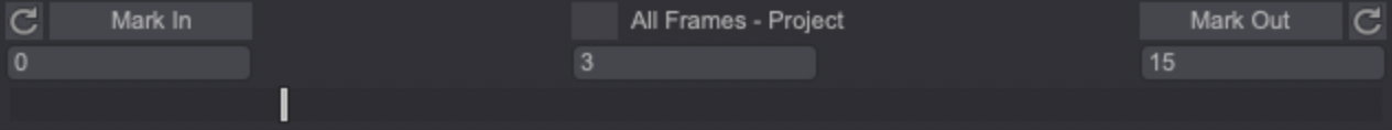 Export selected frames