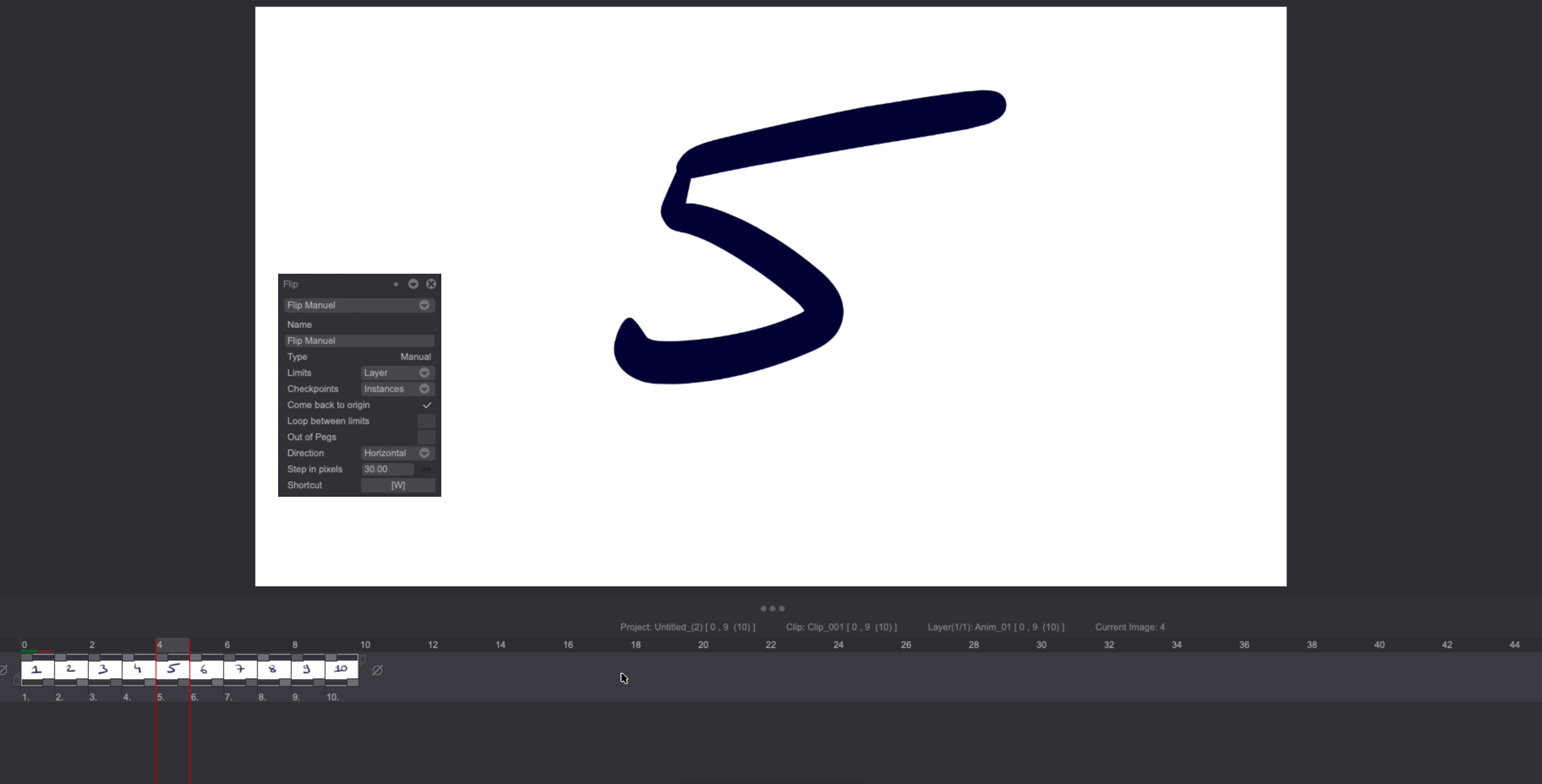 Manual Flip example