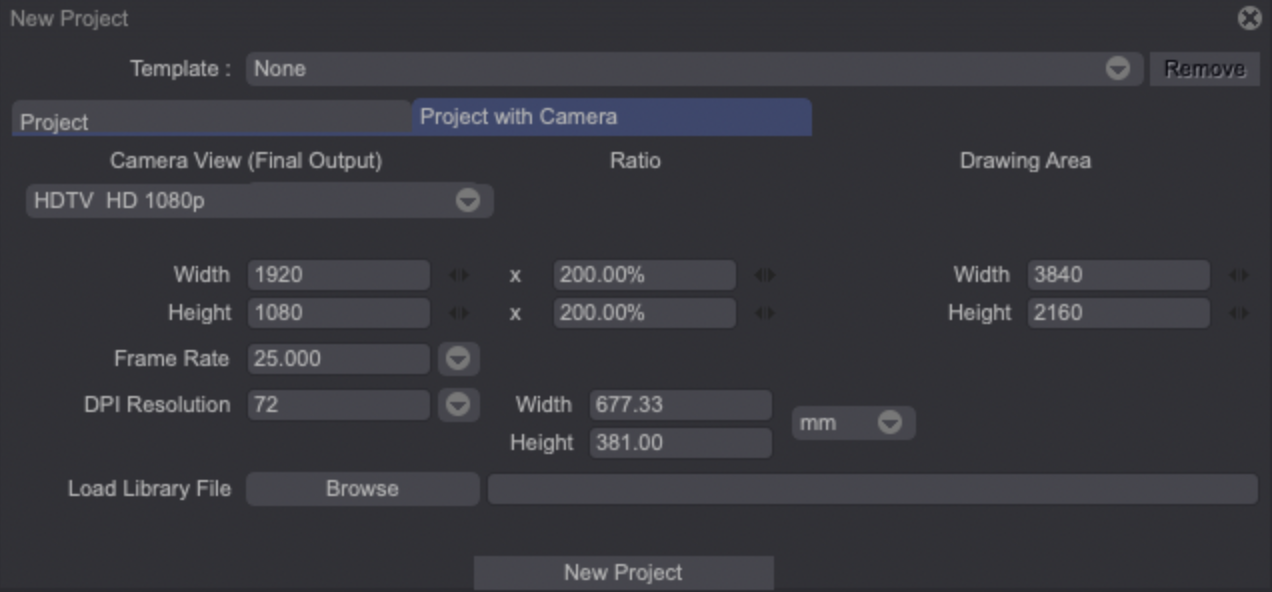 A storyboard example