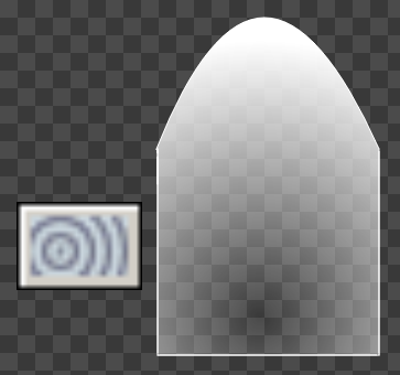 Opacity Mapping adapting to a circular shape