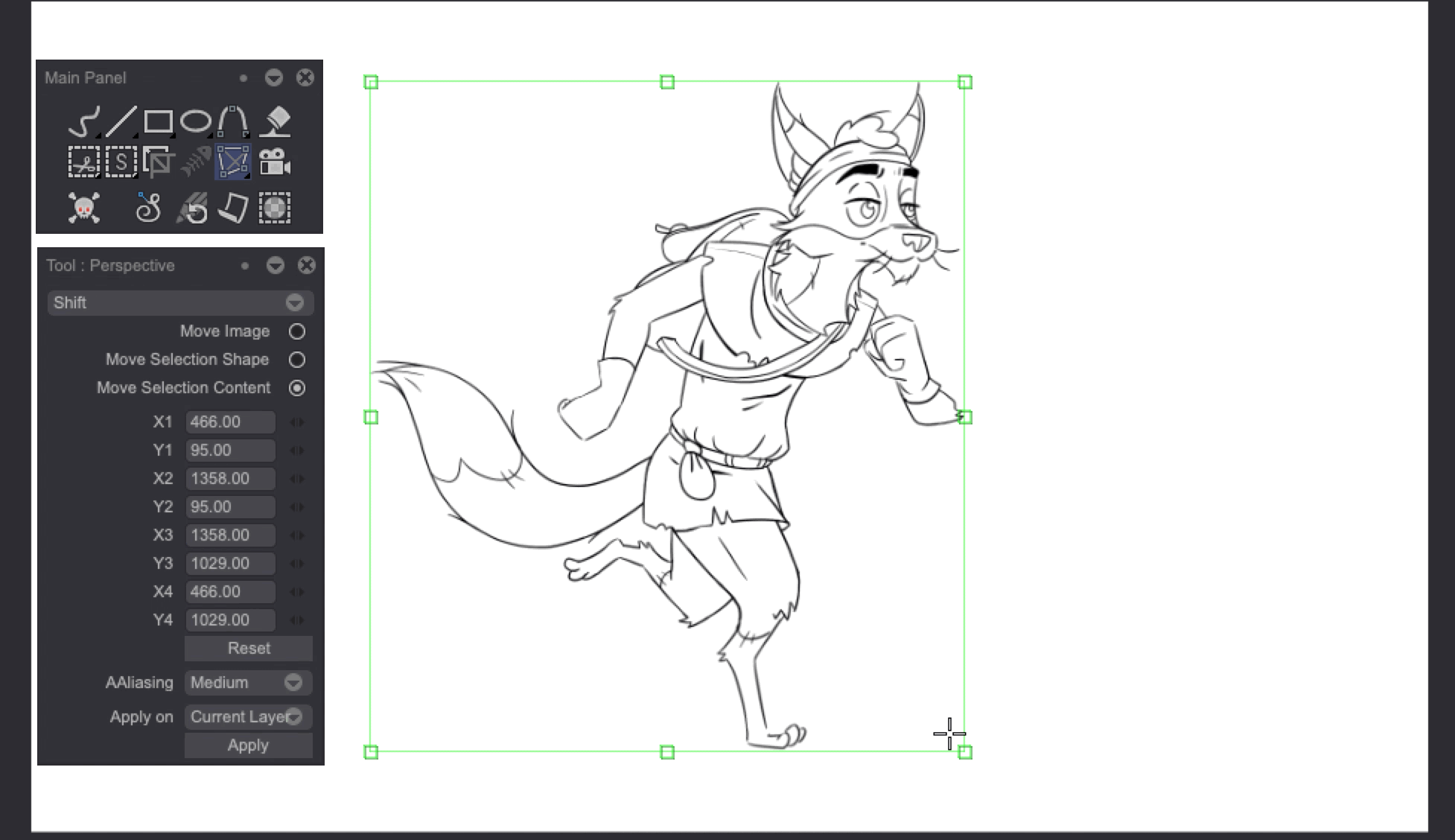 Perspective tool