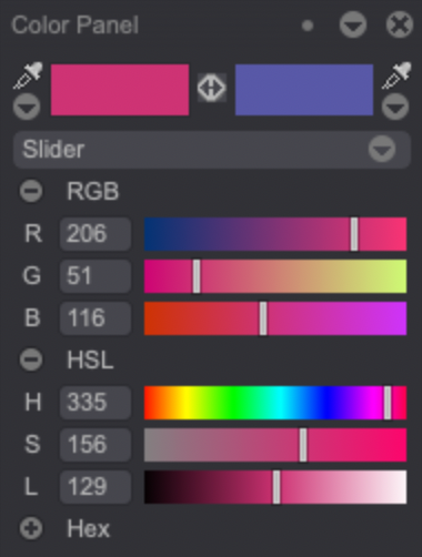 Slider mode