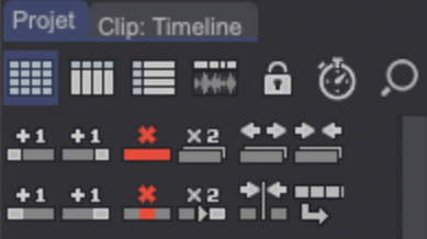 The Storyboard's action buttons