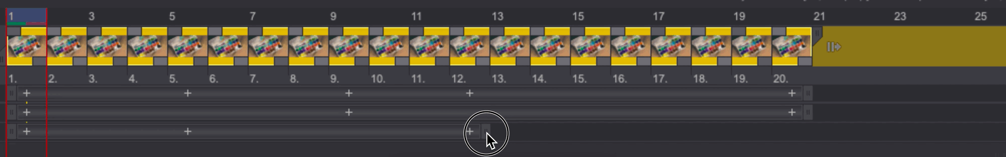 Stretching and shrinking FX Keys