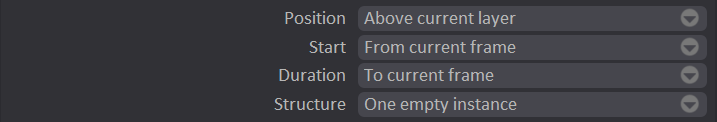 The Layer Presets Manager's third section