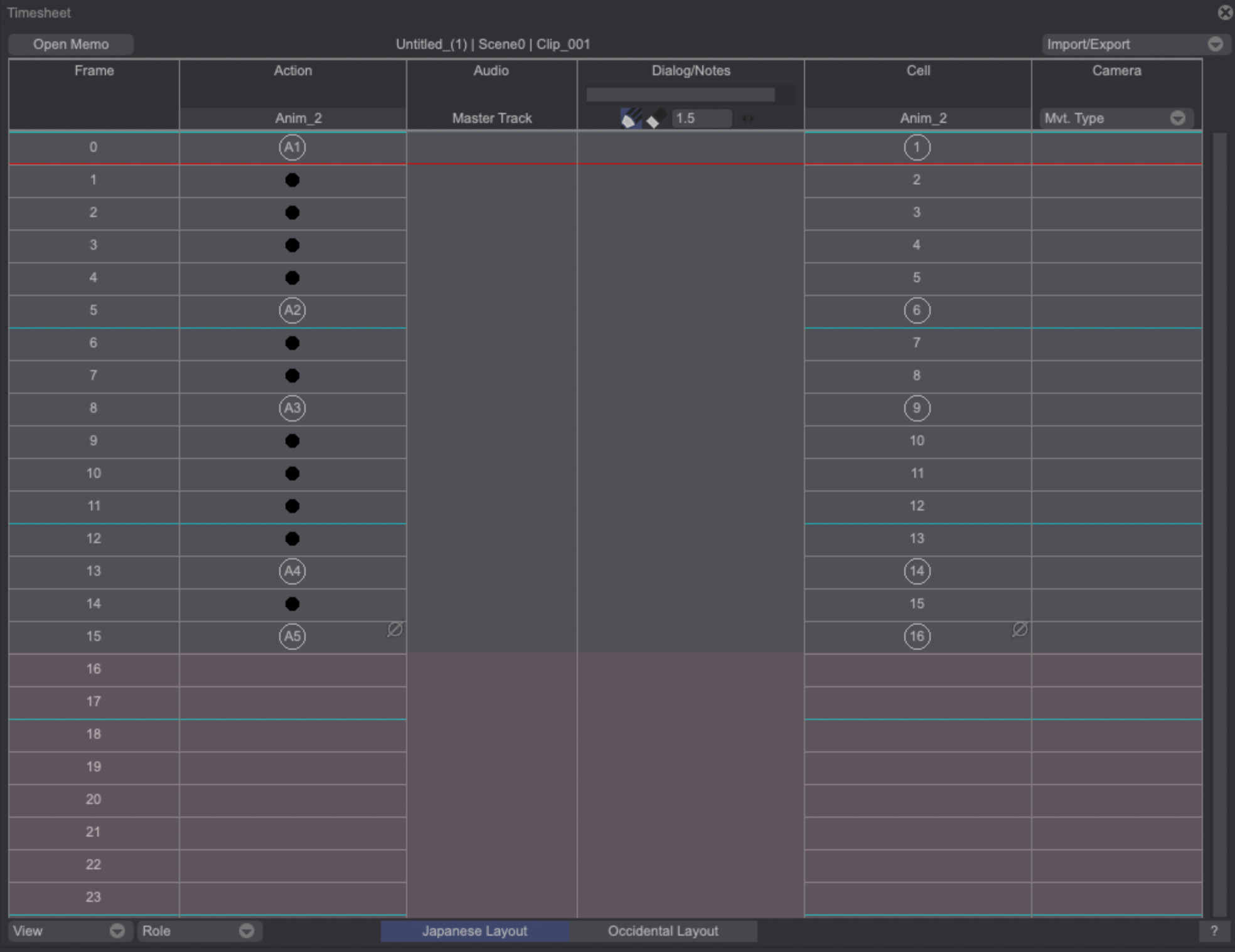 Timesheet Panel