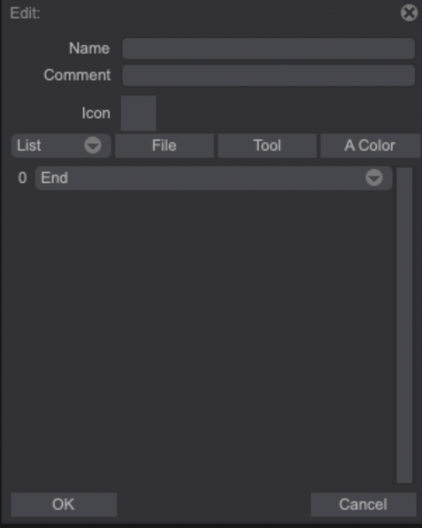 Adding an Action menu item