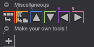 Animator Panel's Miscellaneous section