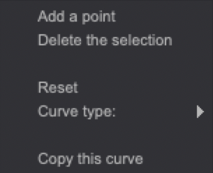 Camera Speed Curves toggle