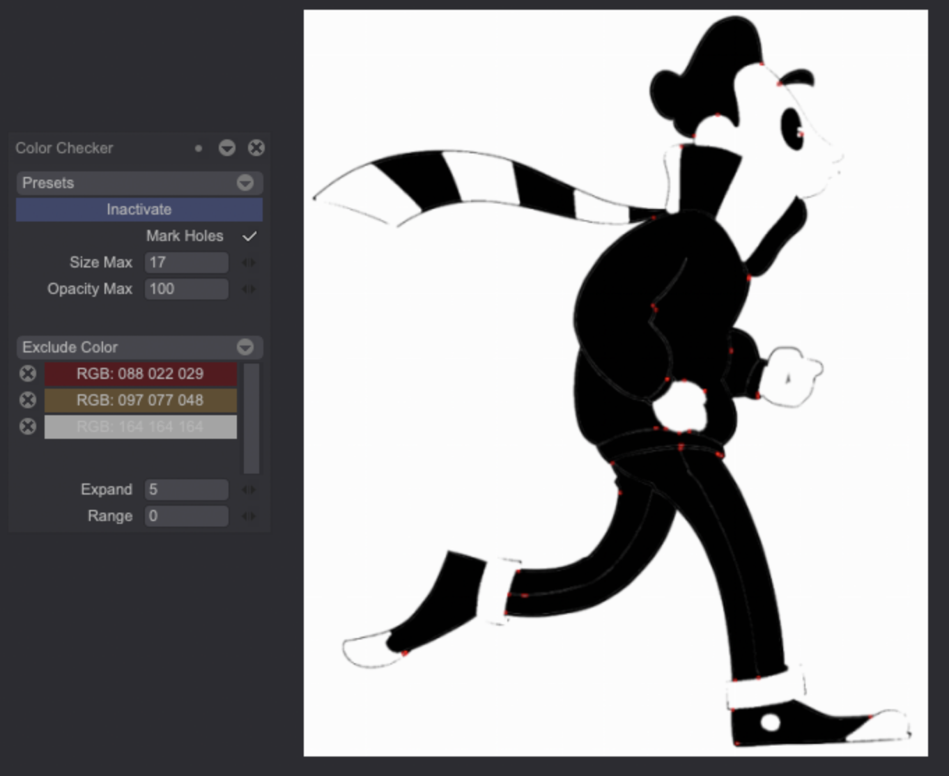 Color Checker Expand option