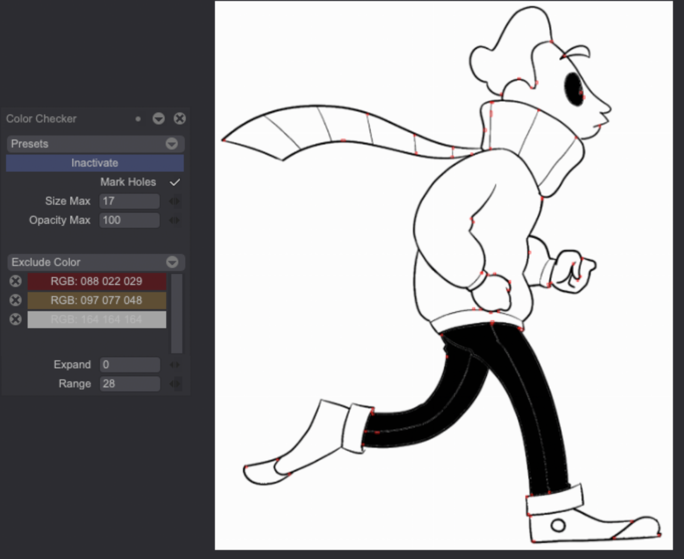 Color Checker Range option