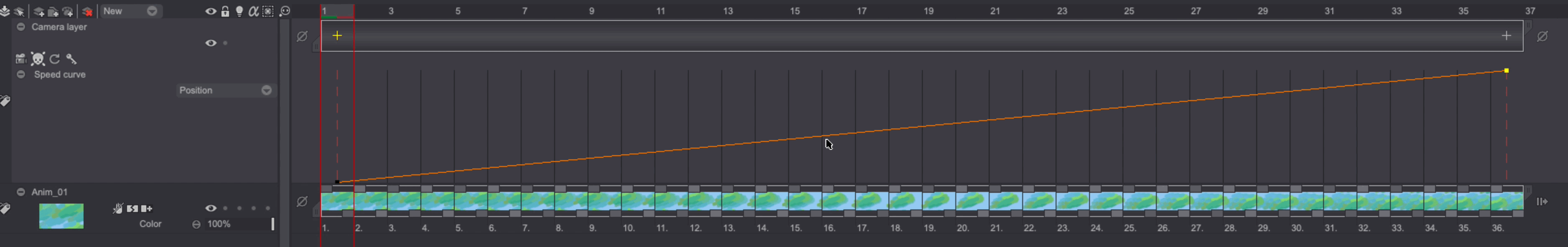 Camera Speed Curves toggle
