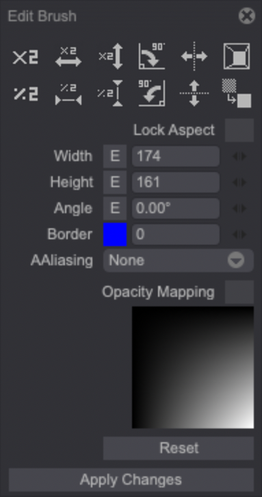 Custom Brush editing