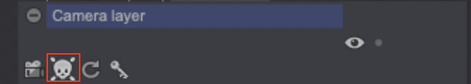 Delete Camera Layer icon shortcut