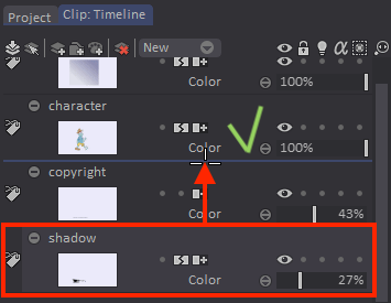 Flip blue line before release