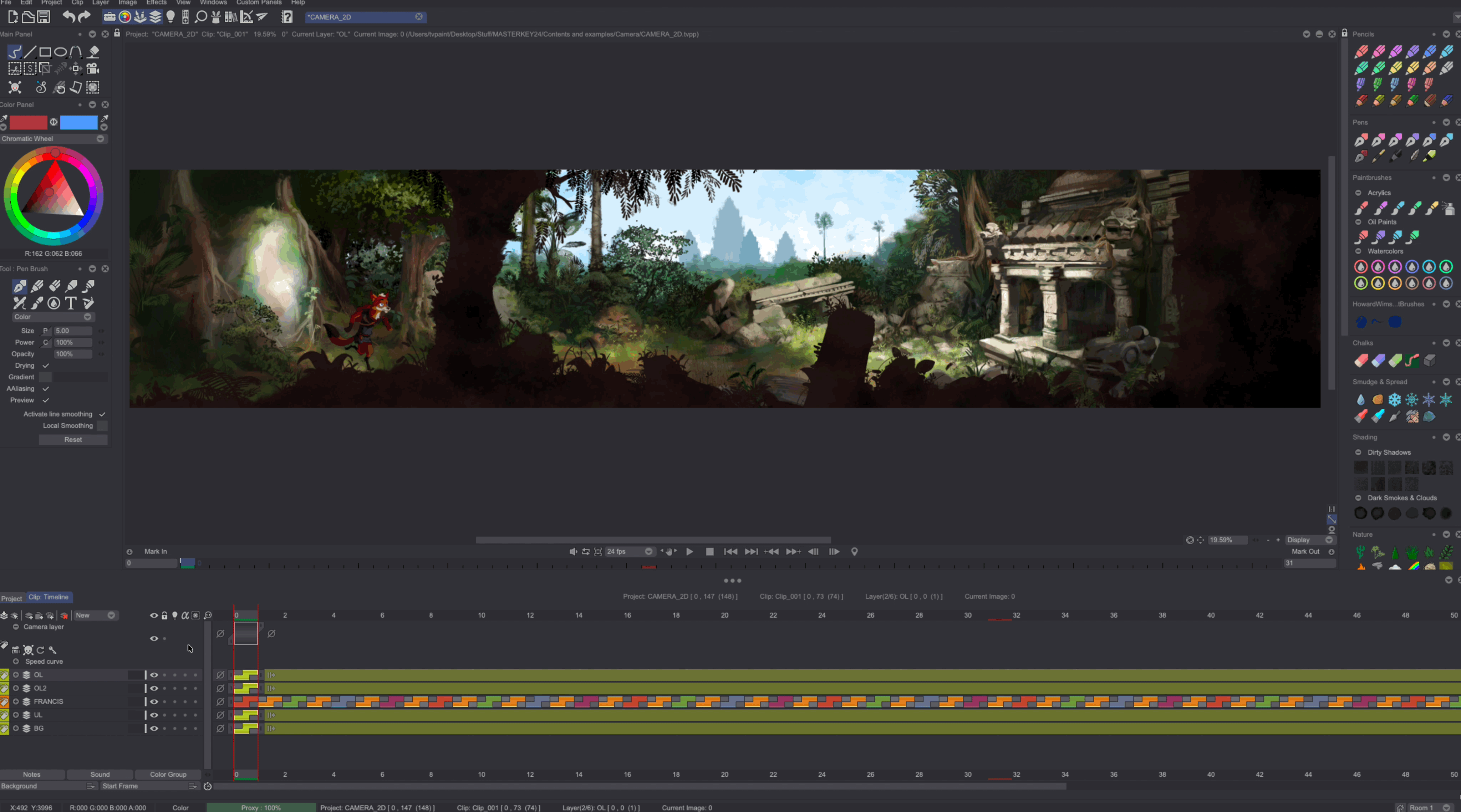 Fox first camera key