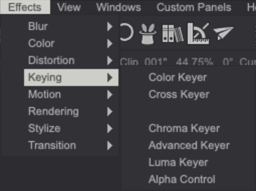 FX Menu