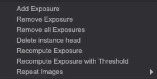 Image > Exposure menu