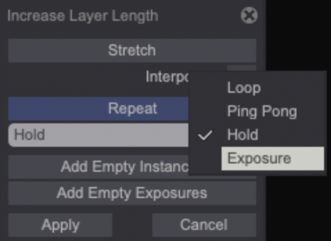 Repeat Loop option