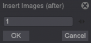 Insert Images pop up