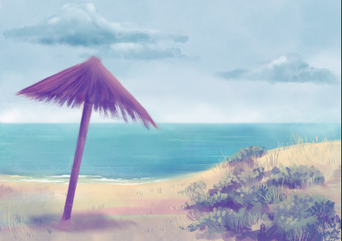 Lighten Only mode example