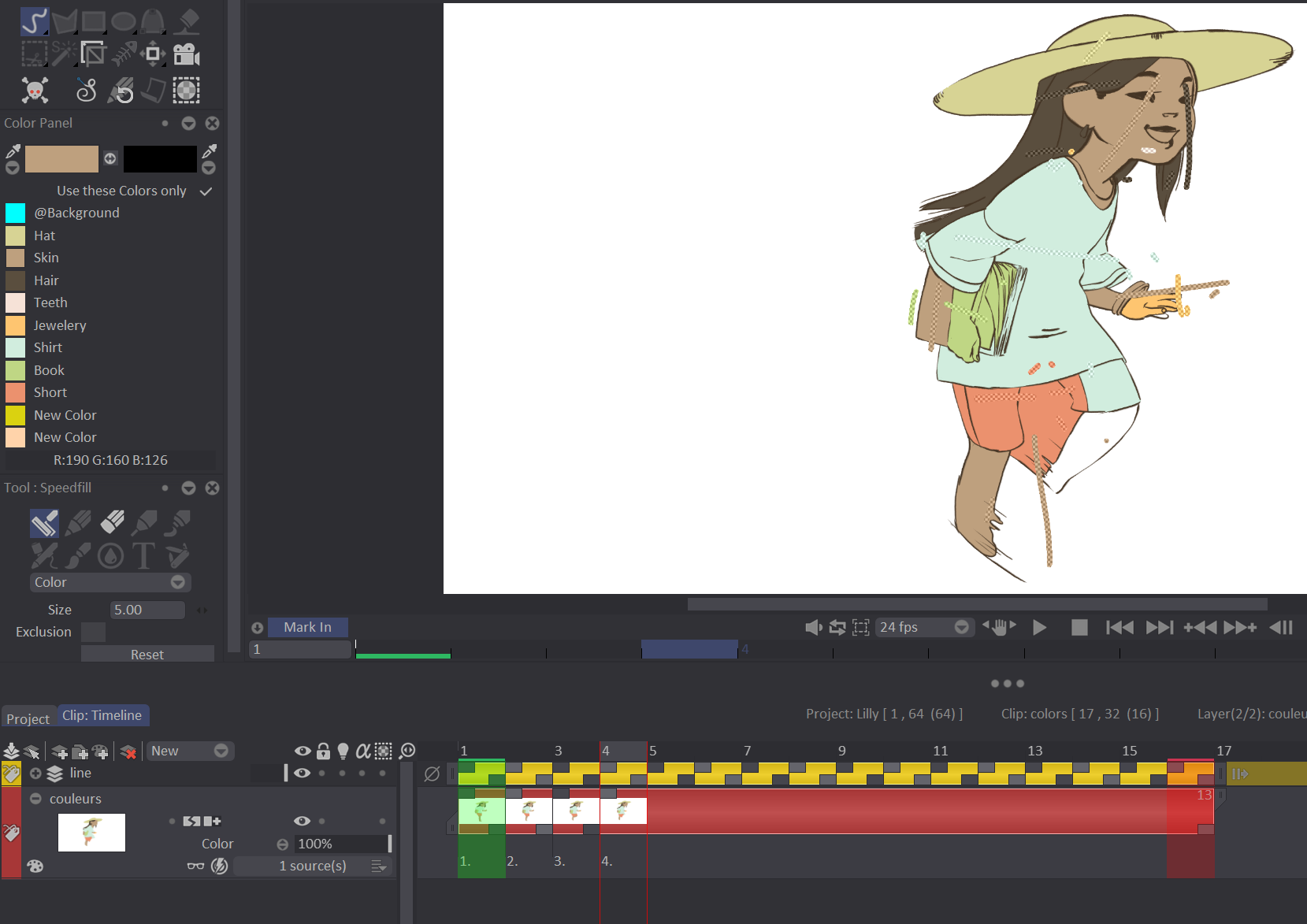 Timeline with CTG Layer on Lilly project