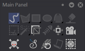Greyed out options in the Main Panel