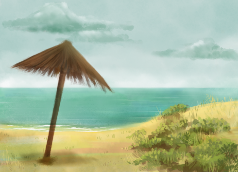 Multiply mode example