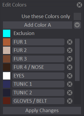 Named colors