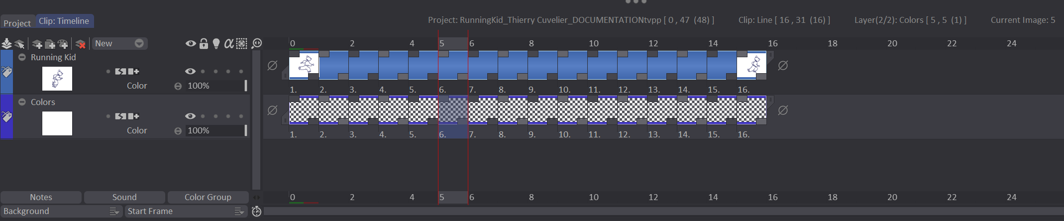 Paint Bucket Source demo before