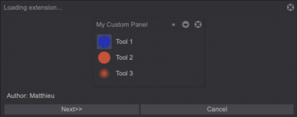 Custom Panel information