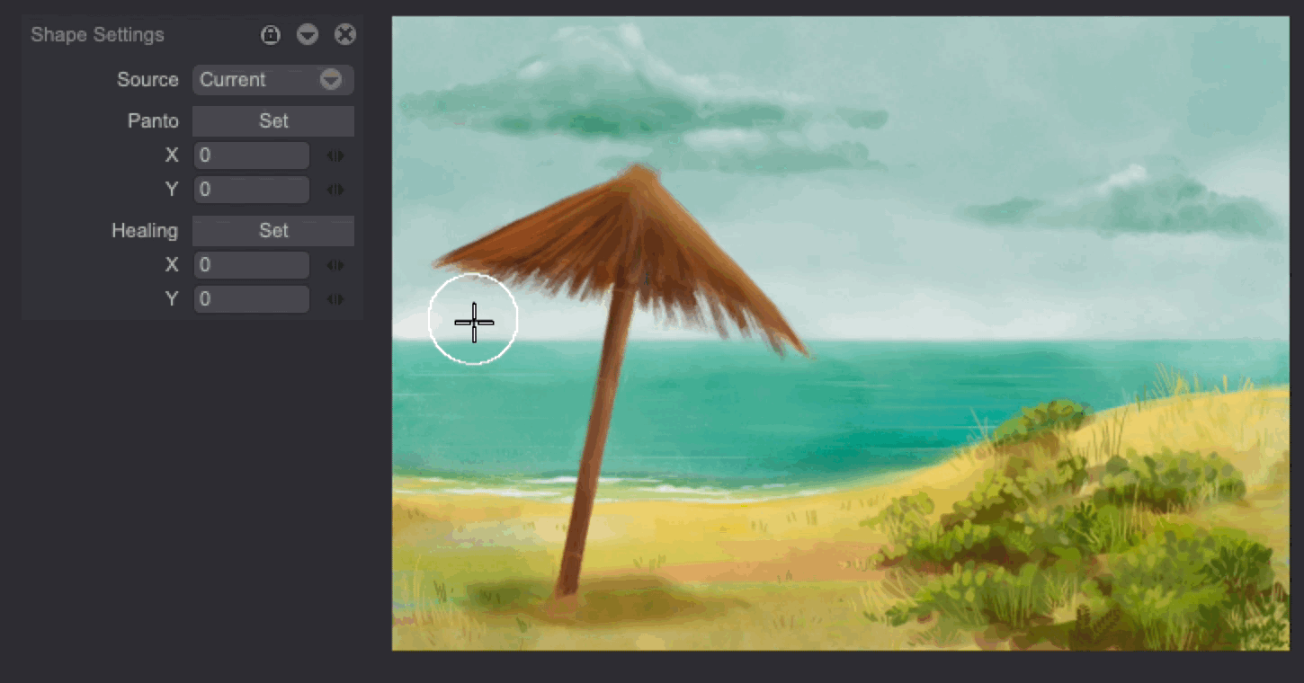 Panto mode in action