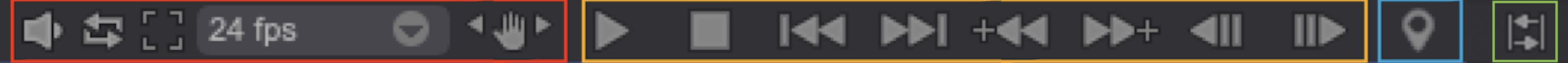 TVPaint Playback Bar