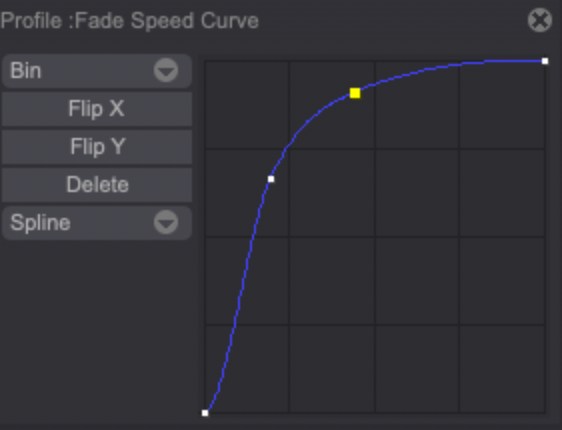 Profile editor fast curve