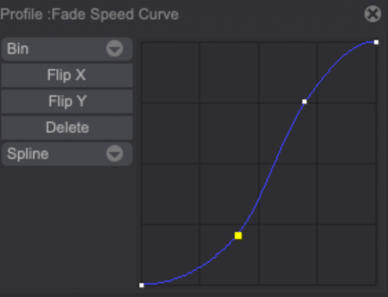 Profile editor regular curve