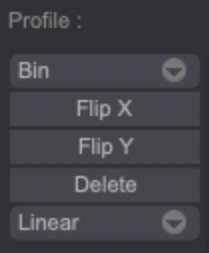 Profile editor panel