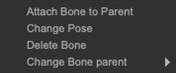 Rigg Mode contextual menu