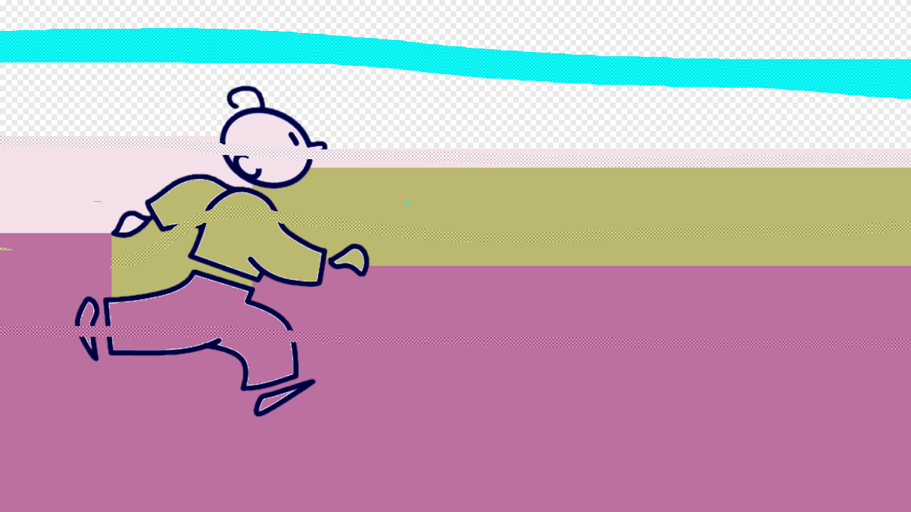 Running Kid with Exclusion 1