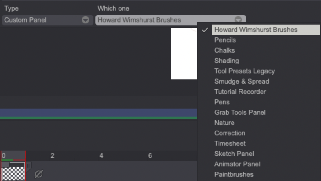 Selecting the Panel to send