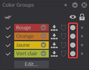 Show and hide buttons