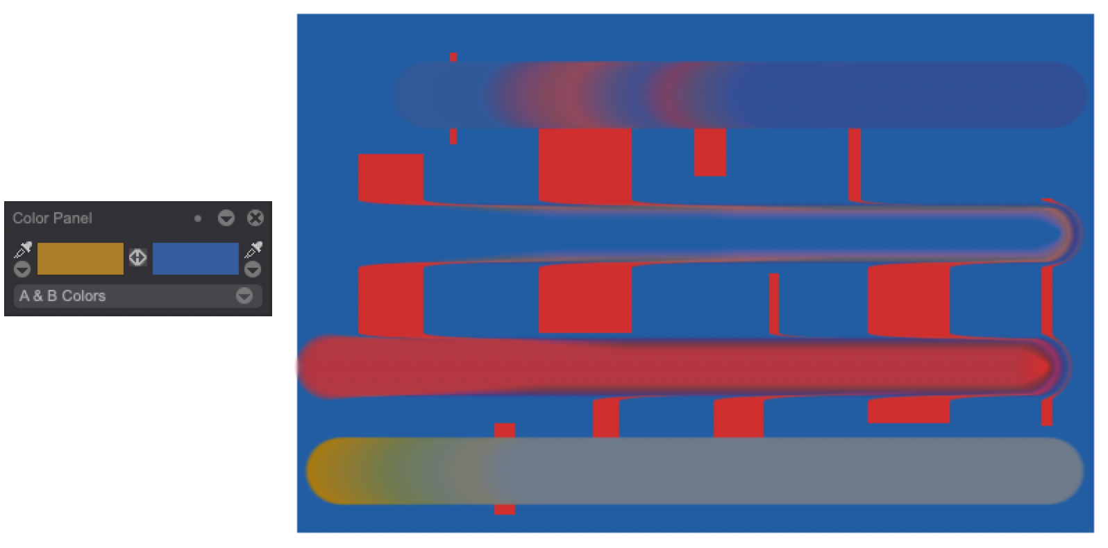 Special Brush Drawing Modes examples