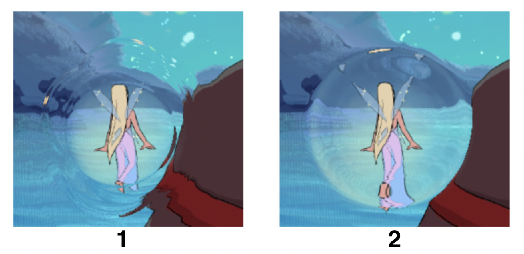 Special Brush Warp In Warp Out