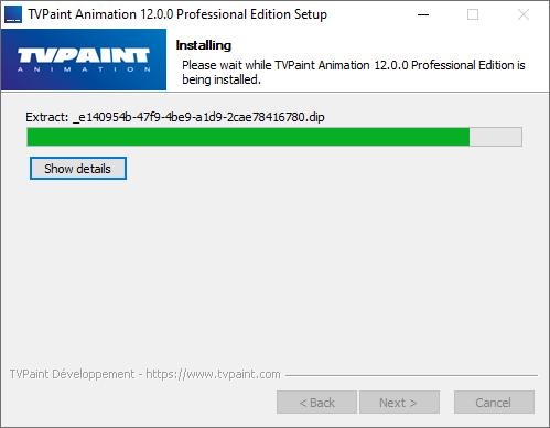 Windows installer success